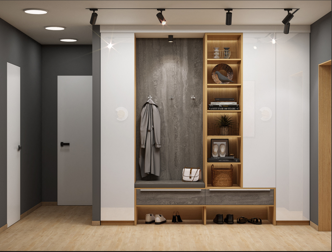 Прихожая  с каретной стяжкой №5