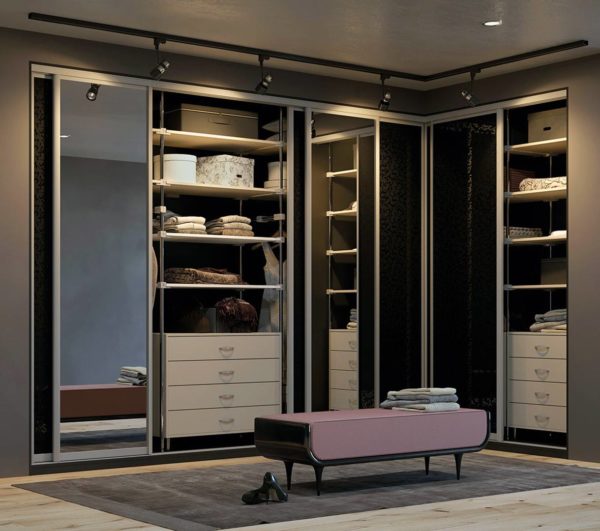 Встроенный шкаф-гардероб №7