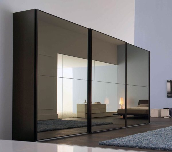 Корпусный шкаф-купе с зеркалами №17